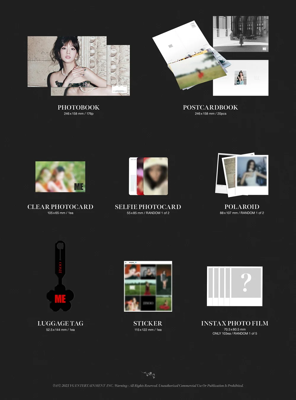 JISOO BLACKPINK - ME Photobook Special Edition - Image 3