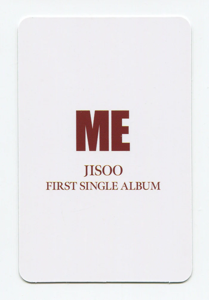 JISOO FIRST SINGLE ALBUM [ME] Ktown4u POB EXCLUSIVE OFFICIAL PHOTOCARD BLACKPINK - Image 13
