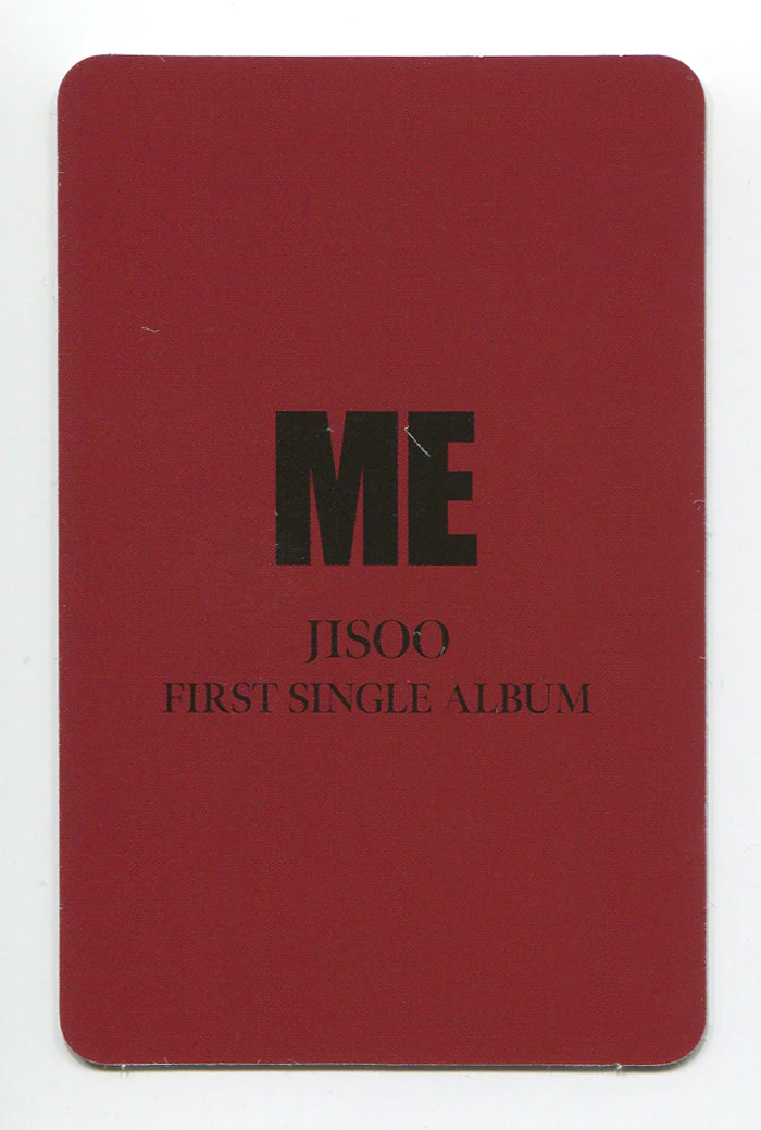 JISOO FIRST SINGLE ALBUM [ME] Ktown4u POB EXCLUSIVE OFFICIAL PHOTOCARD BLACKPINK - Image 5