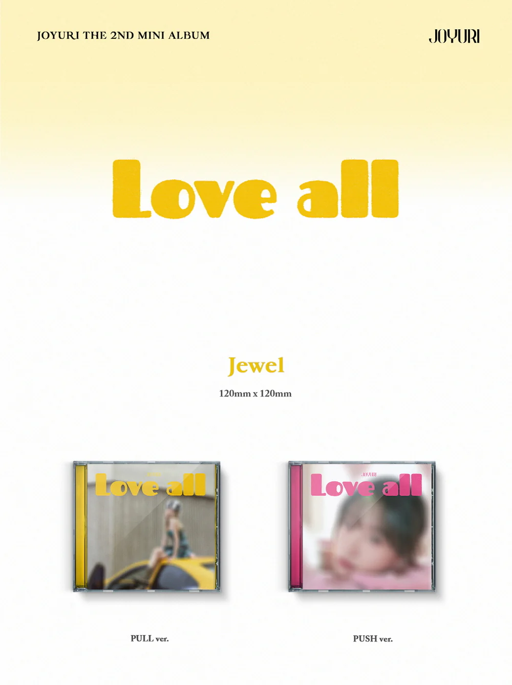 JO YU RI - 2nd Mini Album LOVE ALL [Jewel Ver.] - Image 2