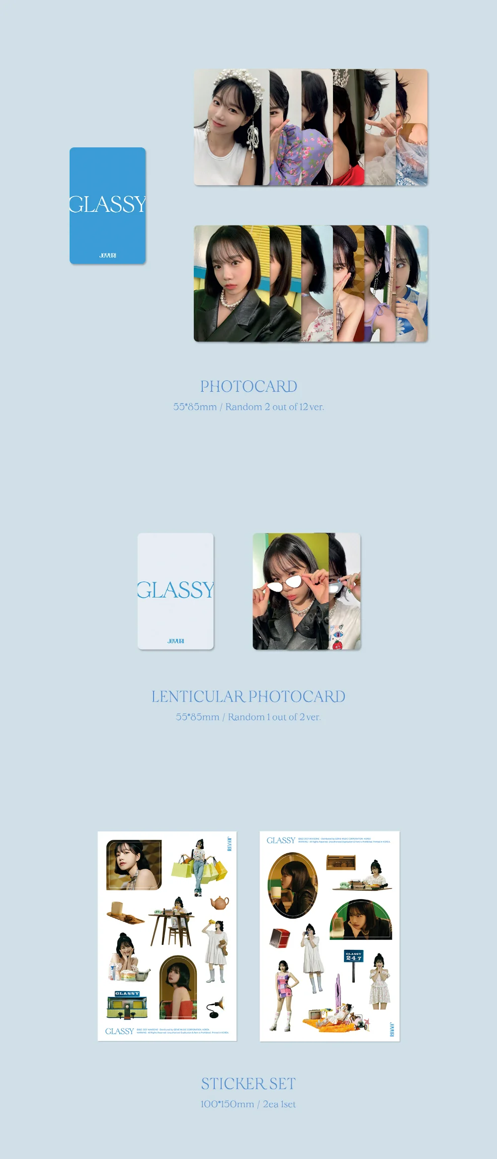JO YU RI - GLASSY (Single Album) Album - Image 5