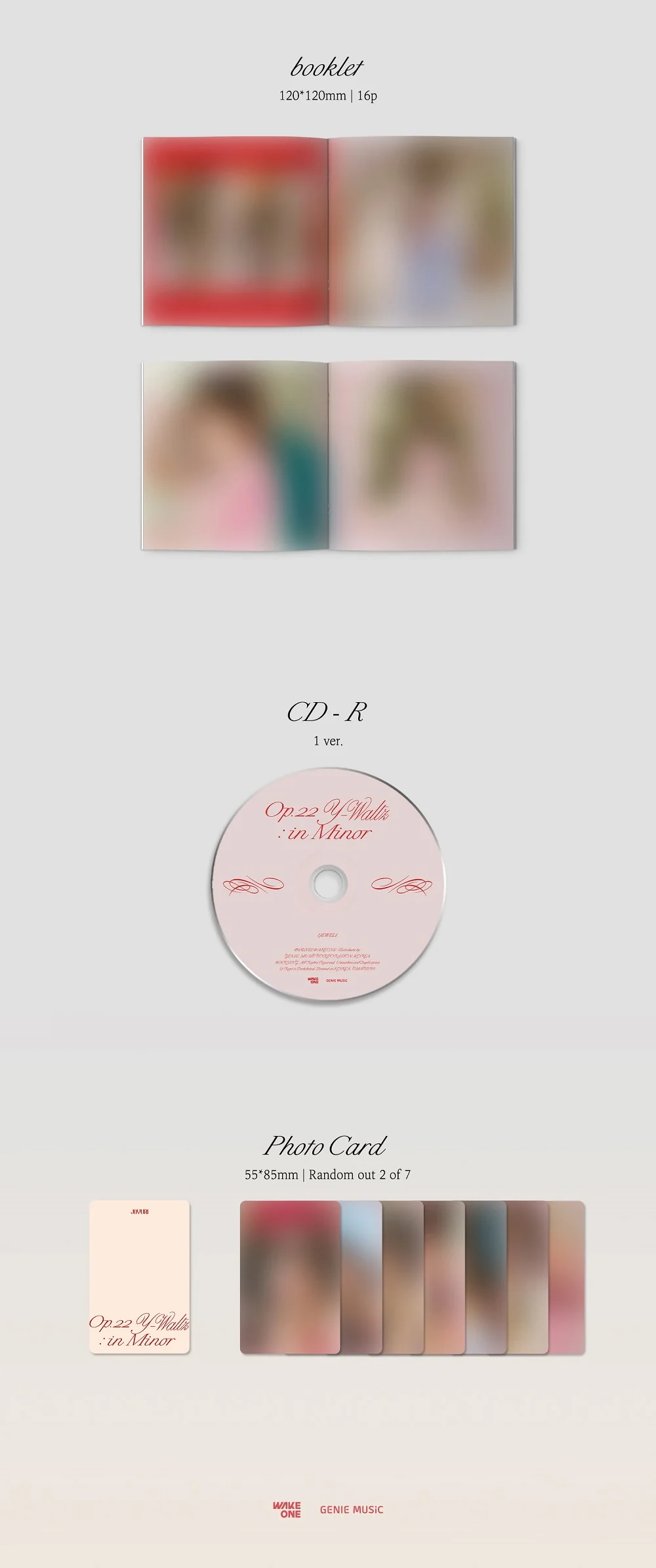 JO YU RI - Op.22 Y-Waltz : in Minor Jewel ver Limited Edition CD - Image 3
