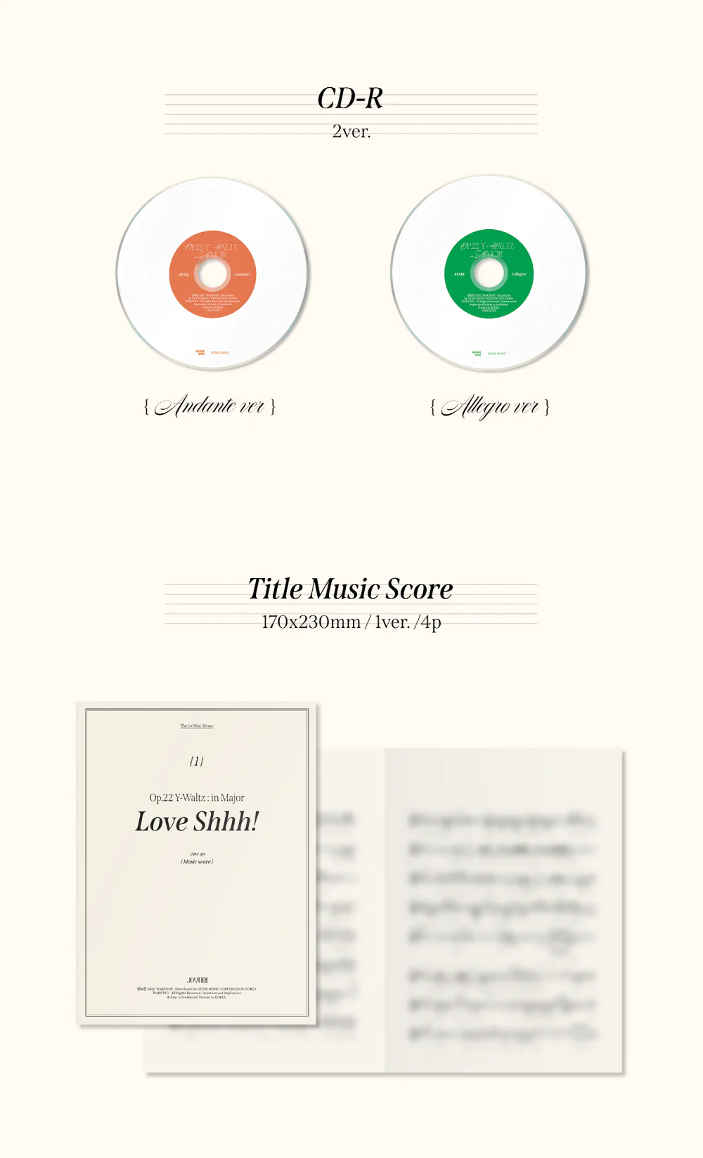 JO YURI - Op.22 Y-Waltz : in Major 1st Mini Album - Image 3