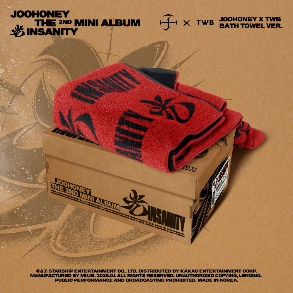 JOOHONEY - 2nd Mini Album 光 INSANITY [TWB BATH TOWEL VER.]