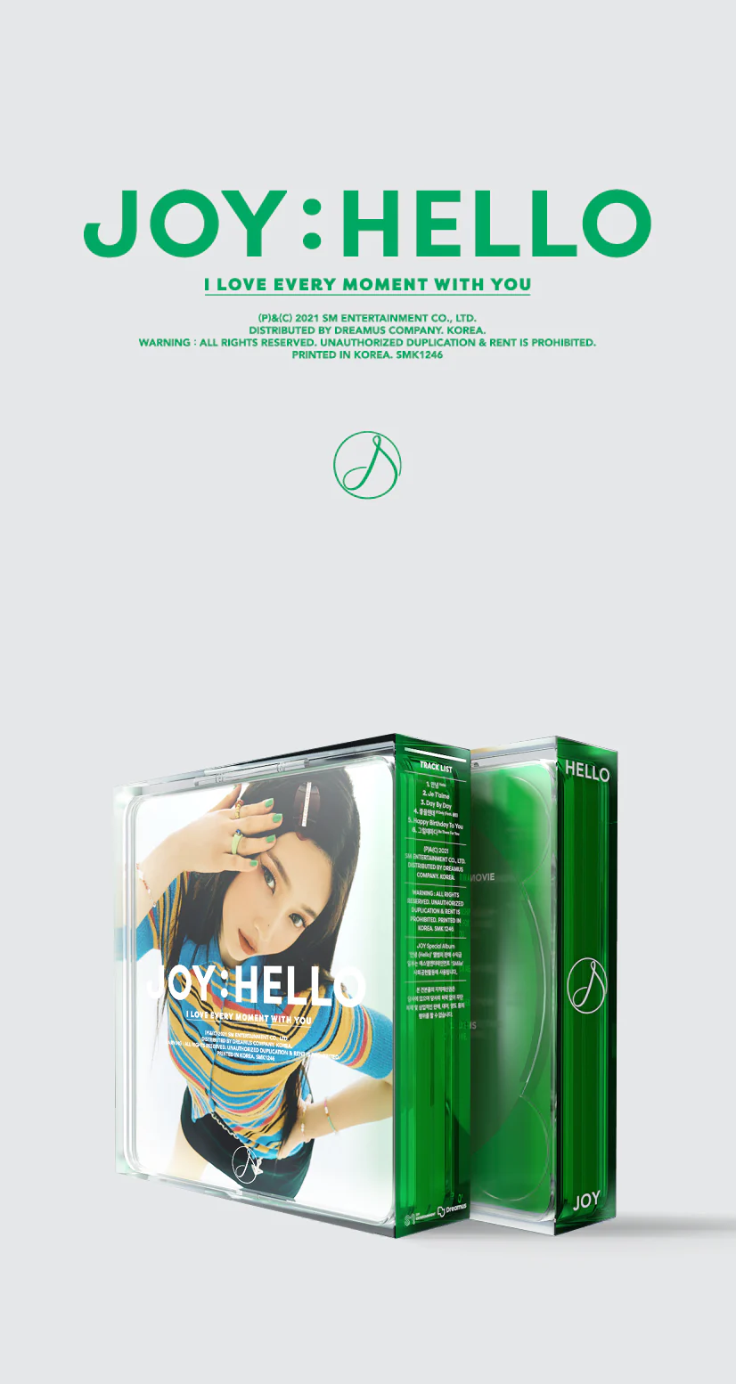 JOY RED VELVET - Hello [Case ver.] Album+Extra Photocards Set - Image 2