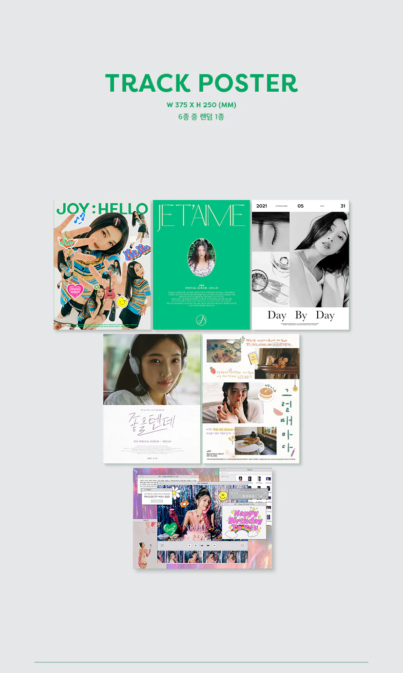 JOY RED VELVET - Hello [Photo Book Ver.] Album+Extra Photocards Set - Image 5
