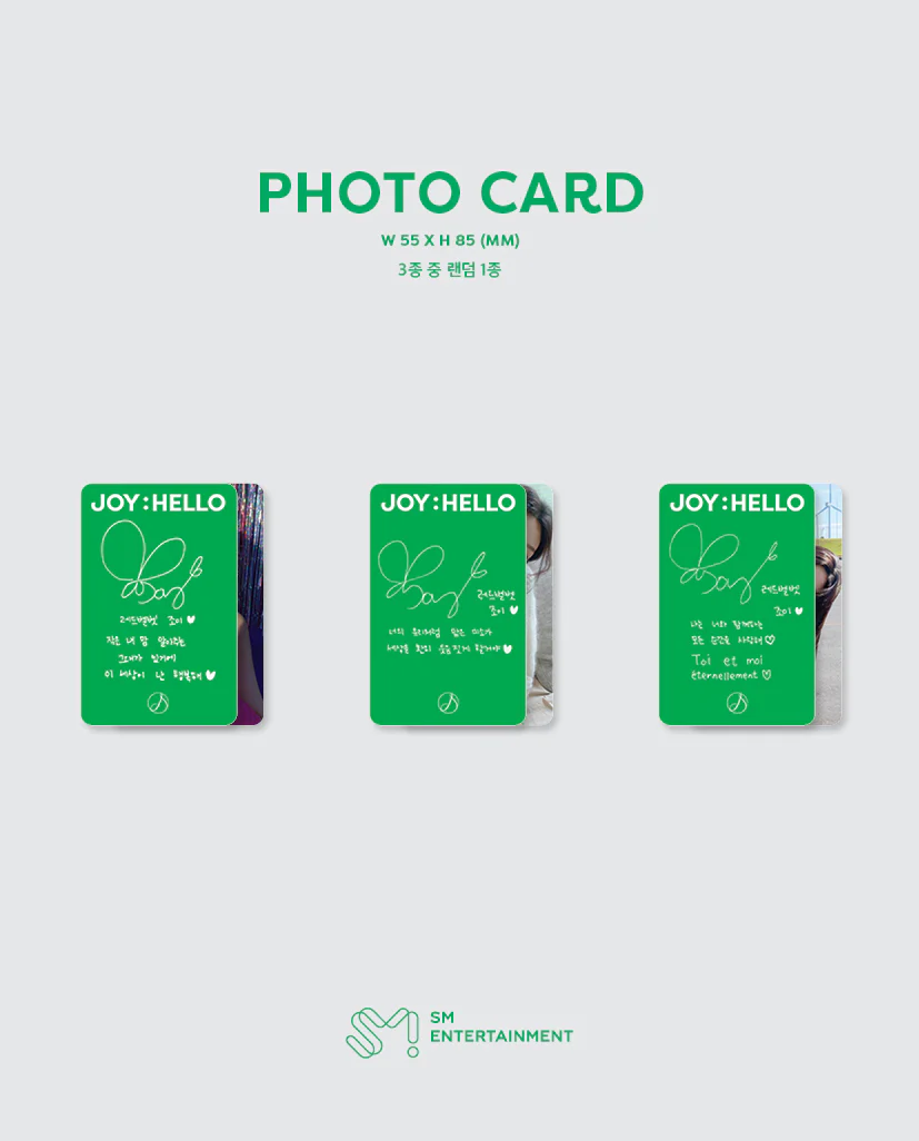 JOY RED VELVET - Hello [Photo Book Ver.] Album+Extra Photocards Set - Image 6