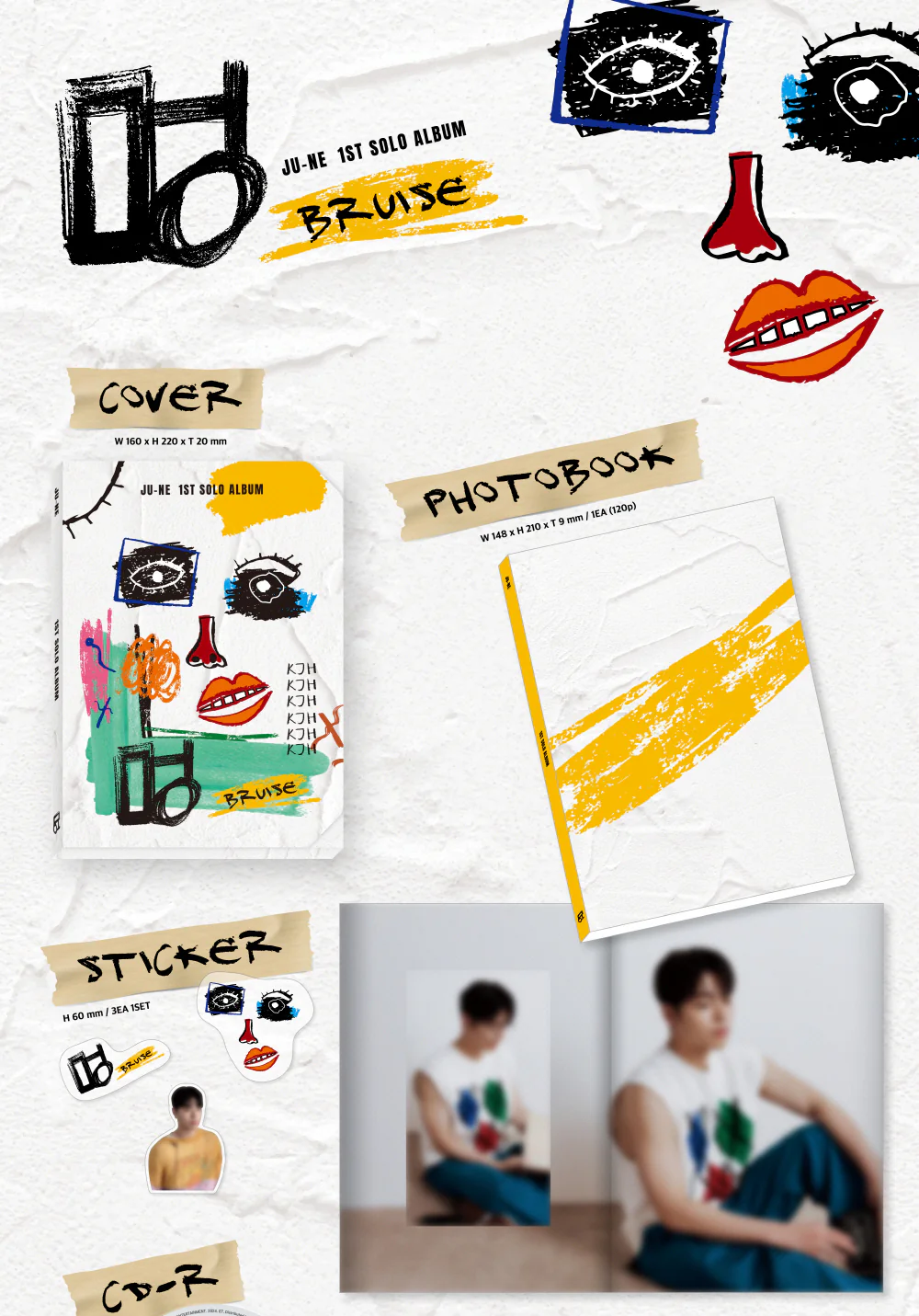 JU-NE - 1st Solo Album Bruise - Image 2
