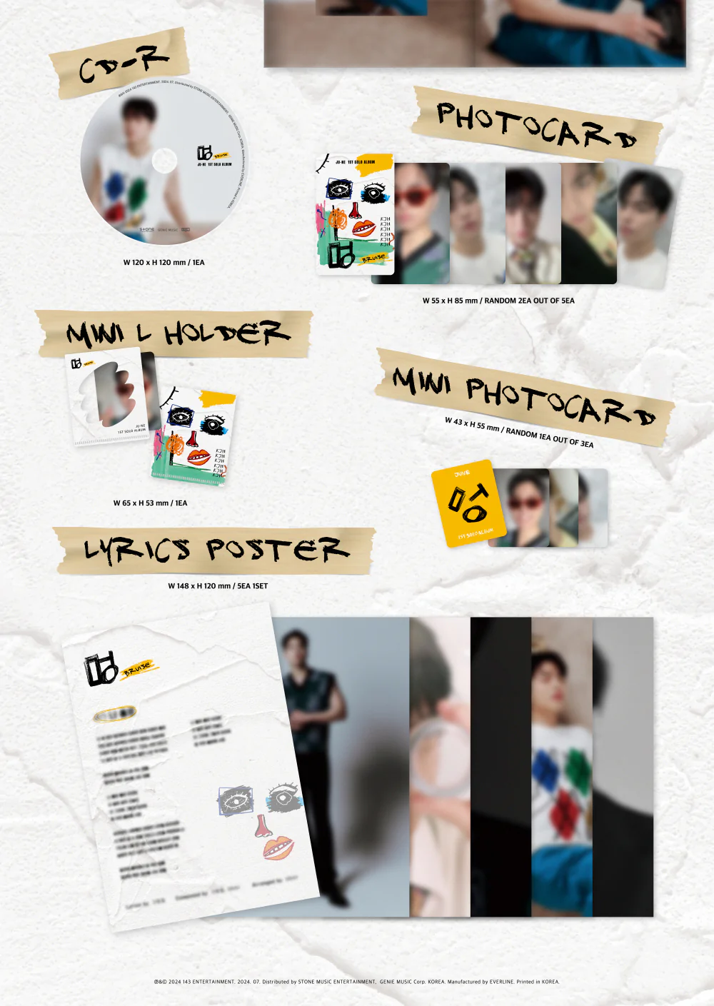 JU-NE - 1st Solo Album Bruise - Image 3