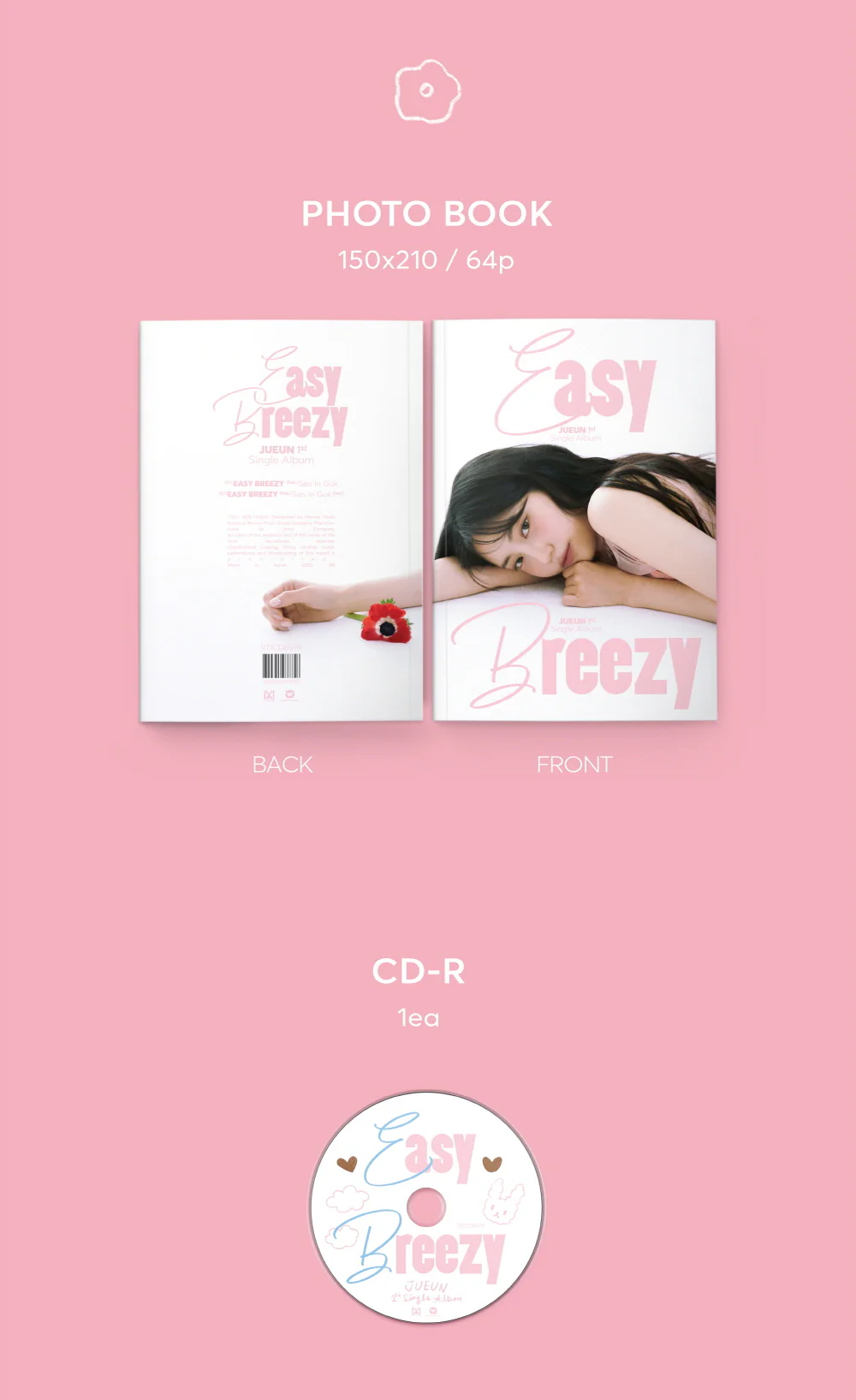 JUEUN - Easy Breezy (1st Single Album) - Image 3