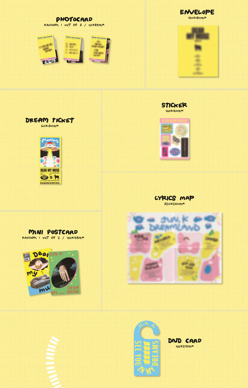 Jun.K - 4th Mini Album Dear my muse Standard Edition CD+Pre-Order Gift - Image 3