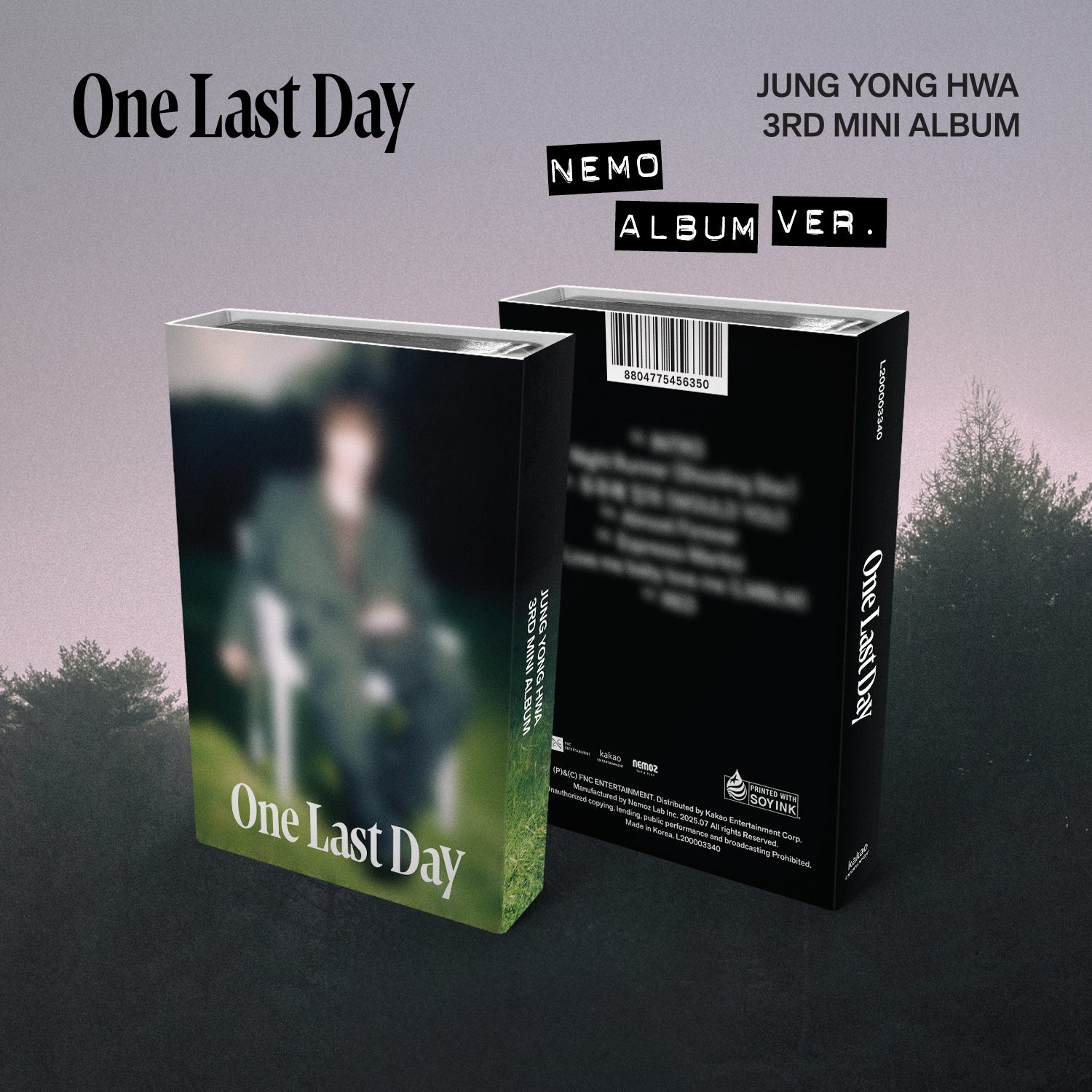 Jung Yong Hwa - 3rd Mini Album One Last Day Nemo Album Limited Edition