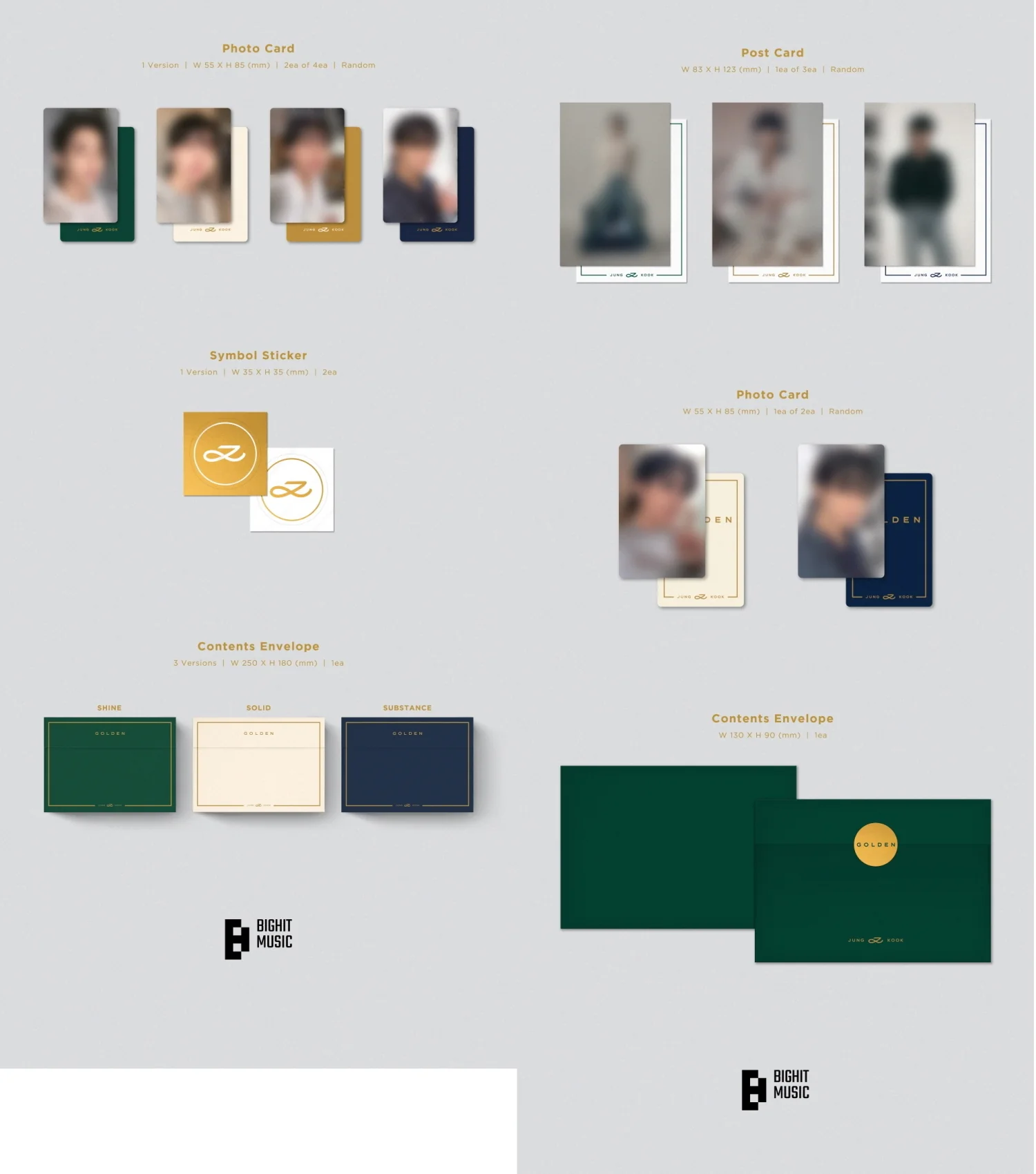 JUNGKOOK BTS - Solo Album GOLDEN [3 Ver. + Weverse Album Ver. SET] - Image 5