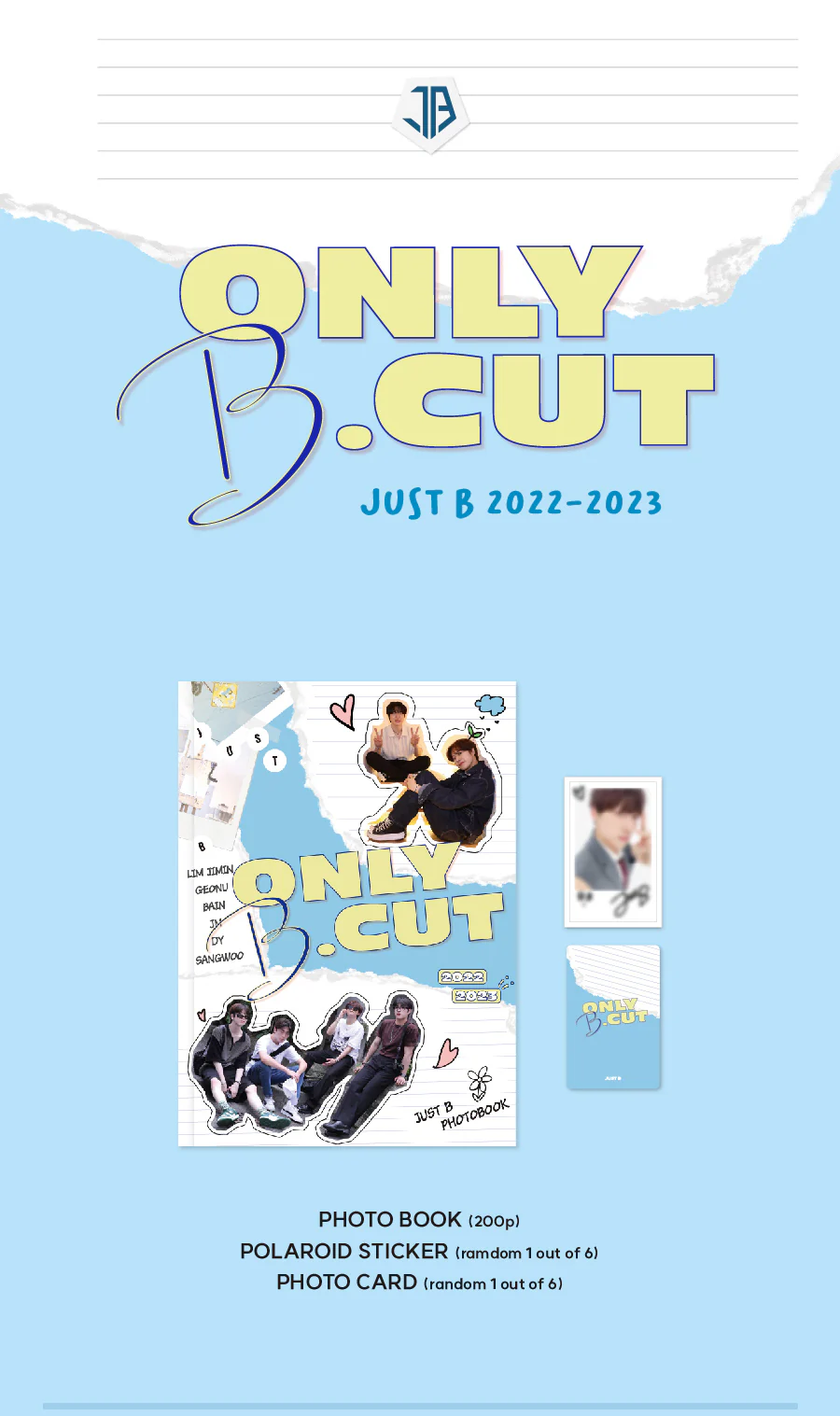 JUST B 2022-2023 ONLY B.CUT Photobook - Image 2