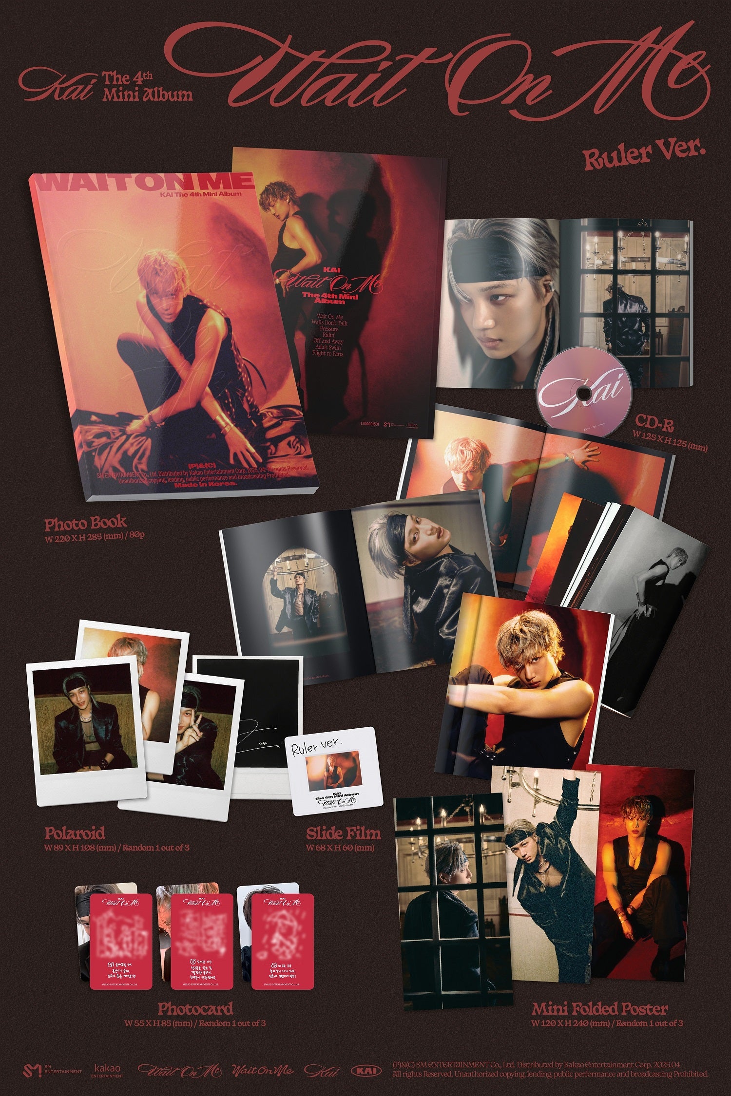 KAI - 4th Mini Album Wait On Me [Photo Book Ver.] - Image 3