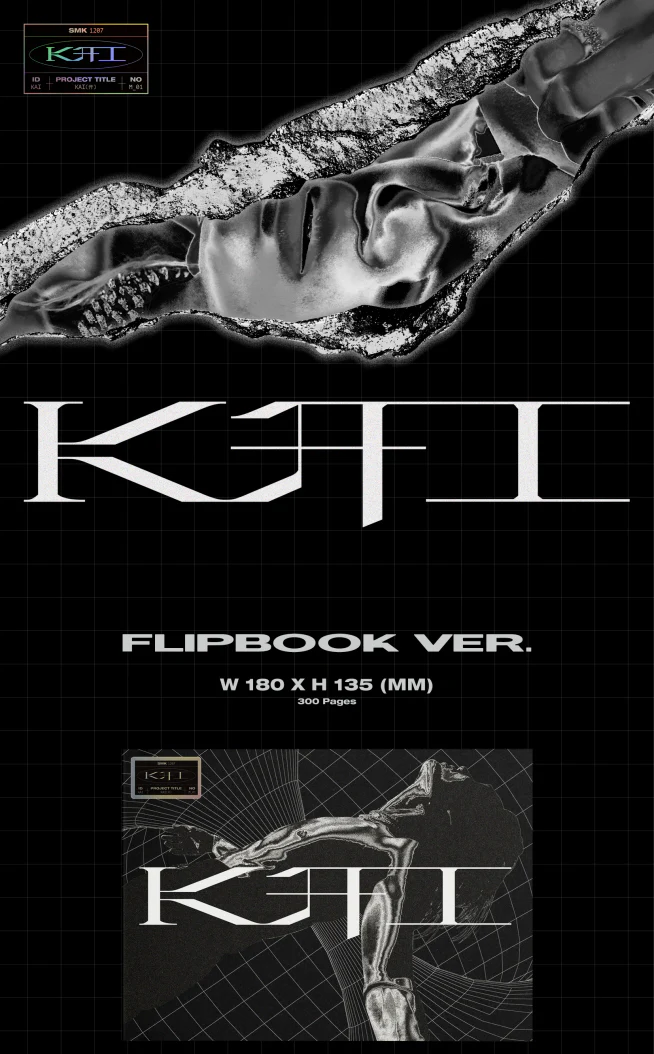 Kai Exo - 1st Mini Album Kai (开) Flip Book version CD - Image 2