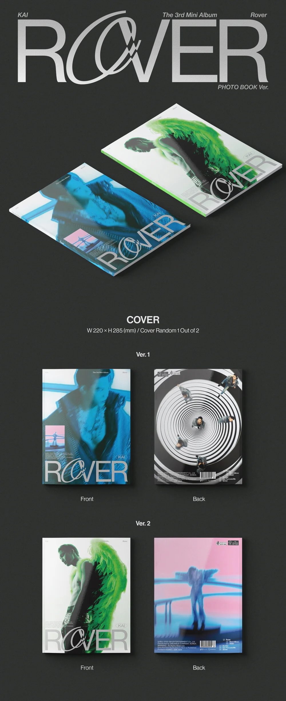 KAI EXO - Rover [Photo Book ver.] Album - Image 2