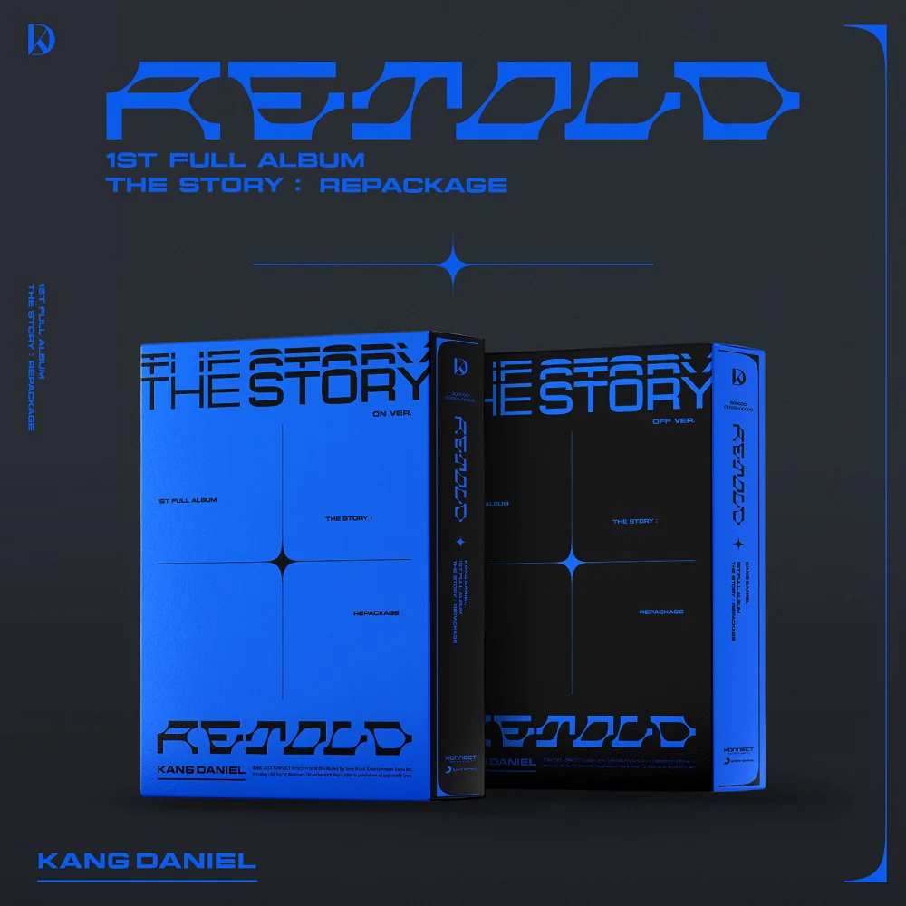 KANG DANIEL - 1ST FULL ALBUM THE STORY Repackage : Retold CD+Pre-Order Benefit