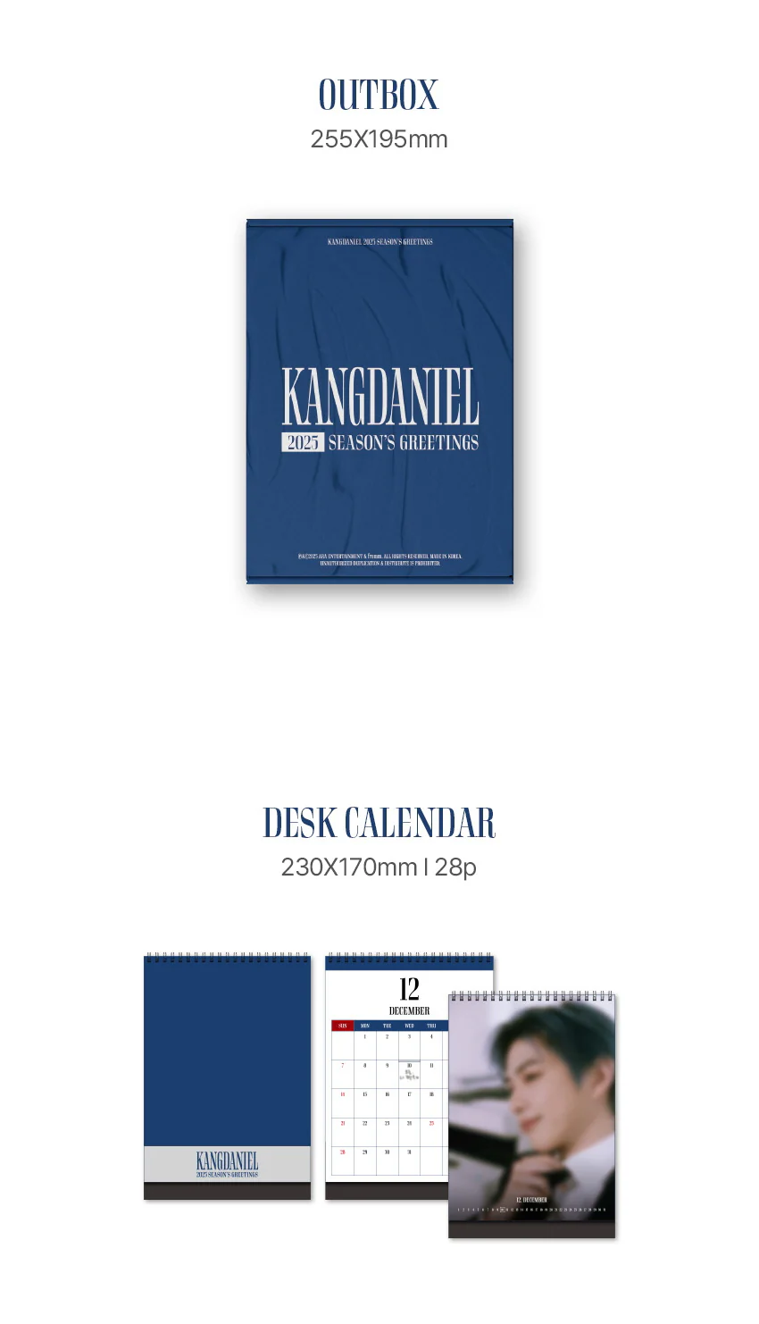 Kang Daniel 2025 Season's Greetings - Image 3