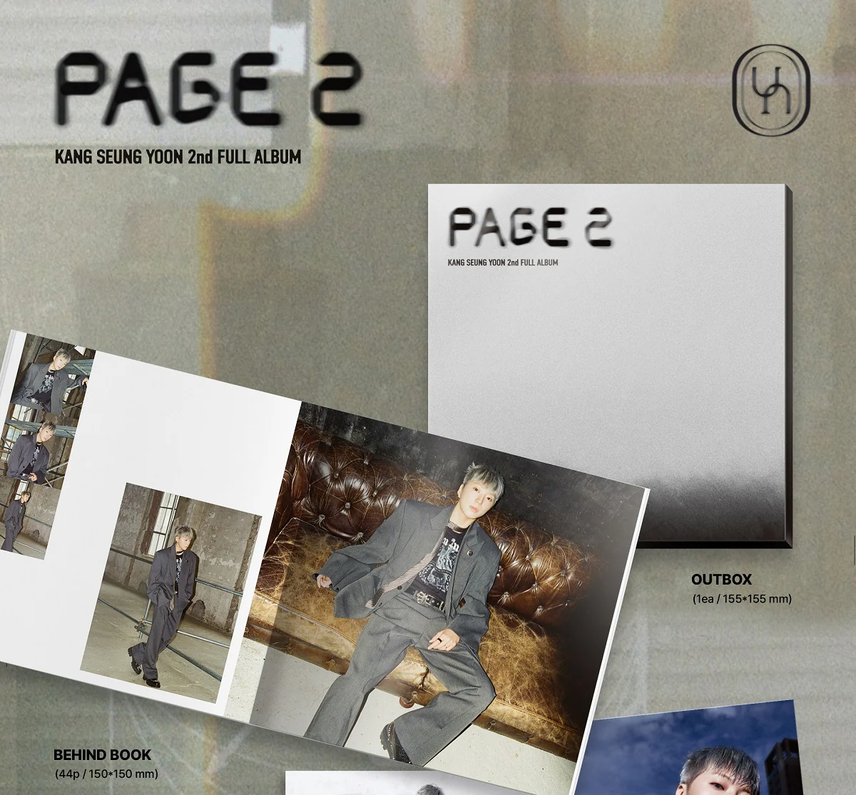Kang Seung Yoon - 2nd Full Album Page 2 Behind version - Image 2