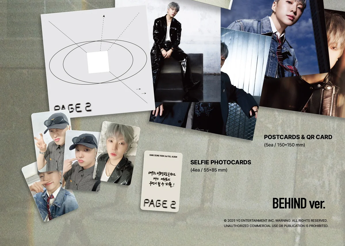 Kang Seung Yoon - 2nd Full Album Page 2 Behind version - Image 3