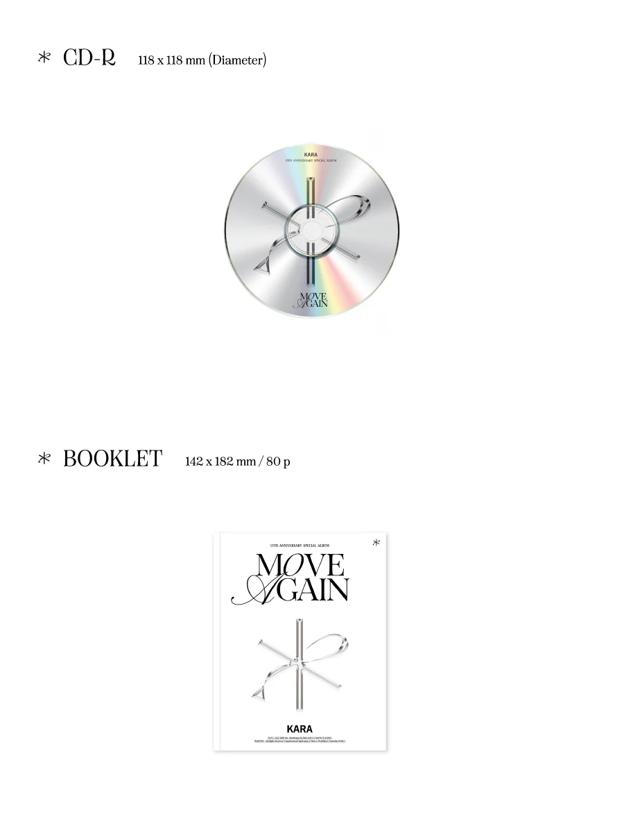KARA - KARA 15th Anniversary Special Album MOVE AGAIN CD - Image 3