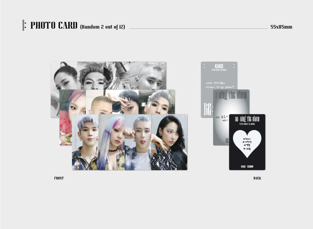 KARD - 5th Mini Album Re: CD+Extra Photocards Set - Image 6