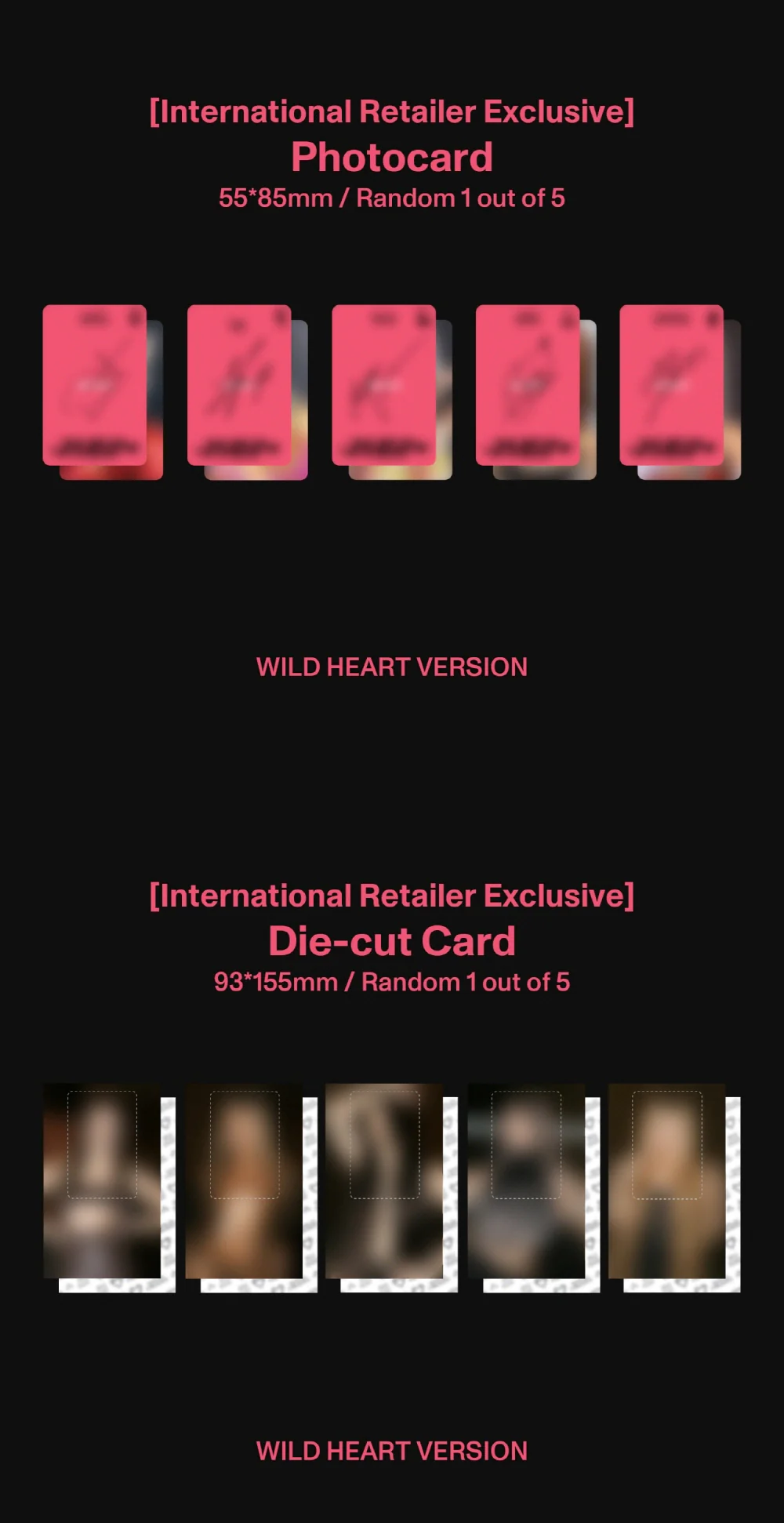 KATSEYE - WILD [Wild Heart ver.] EP Album (International Retailer Exclusive) - Image 3