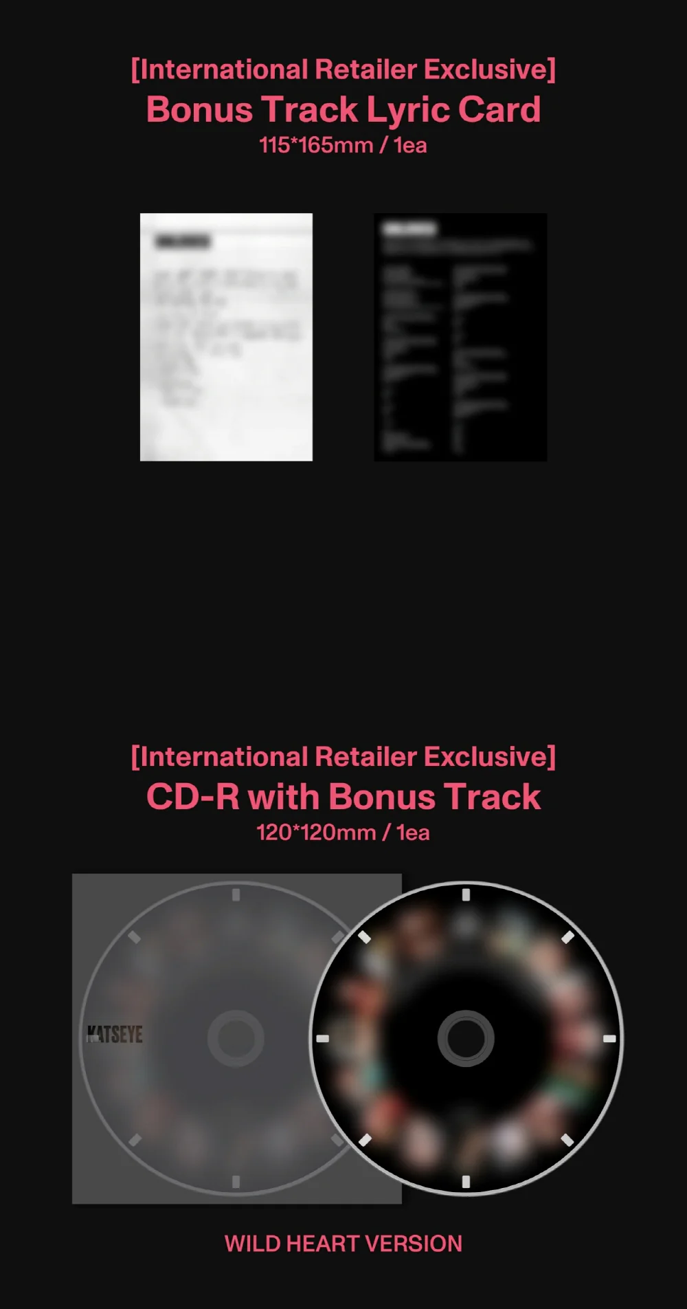 KATSEYE - WILD [Wild Heart ver.] EP Album (International Retailer Exclusive) - Image 4