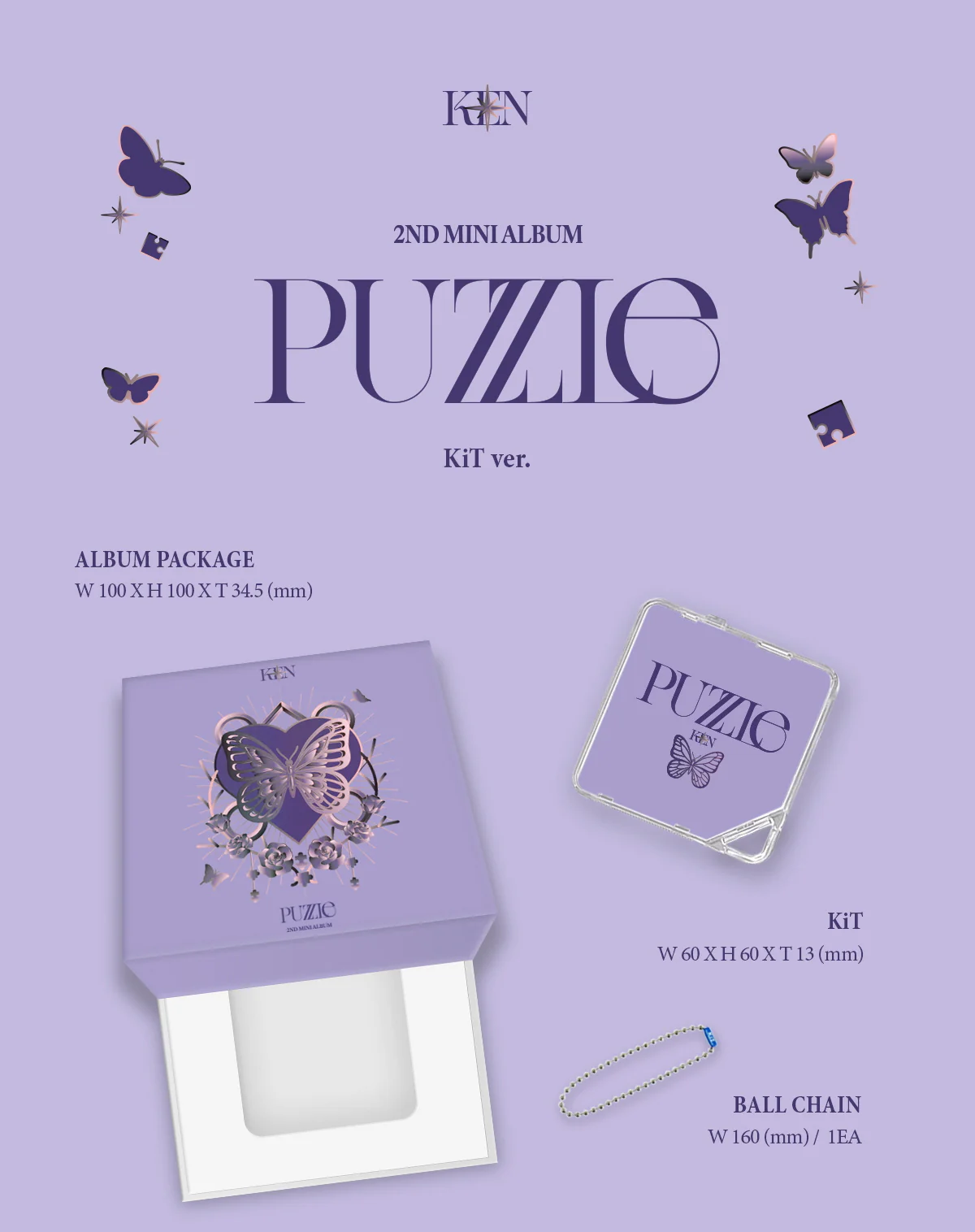 KEN - 2nd Mini Album PUZZLE [KIT ver.] - Image 2