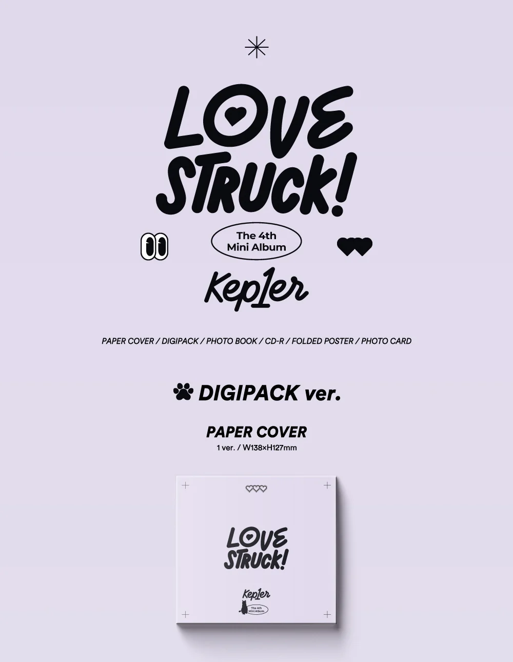 Kep1er - 4th Mini Album LOVESTRUCK! [DIGIPACK Ver] - Image 2