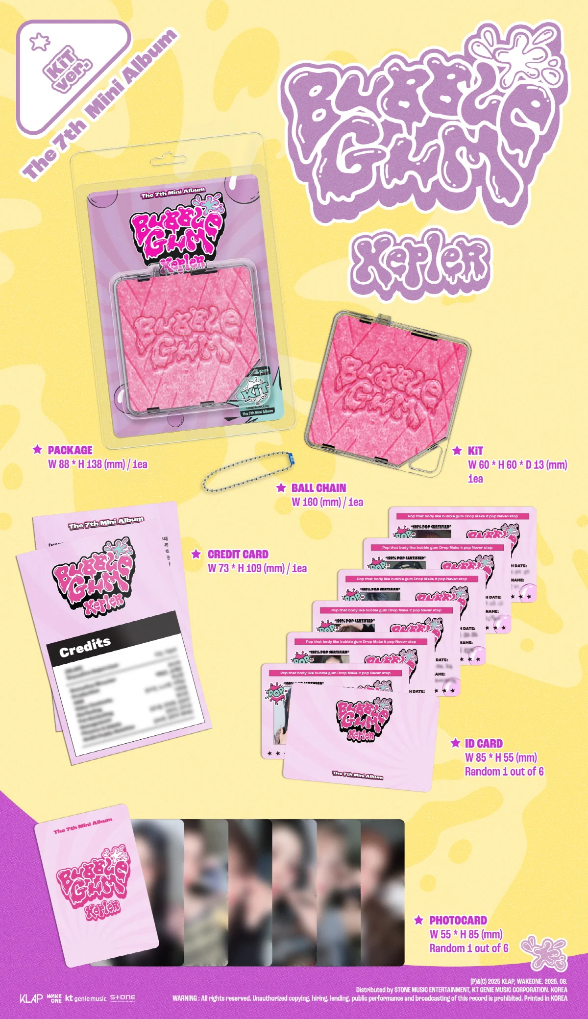 Kep1er - 7th Mini Album BUBBLE GUM [KiT ver.] - Image 2