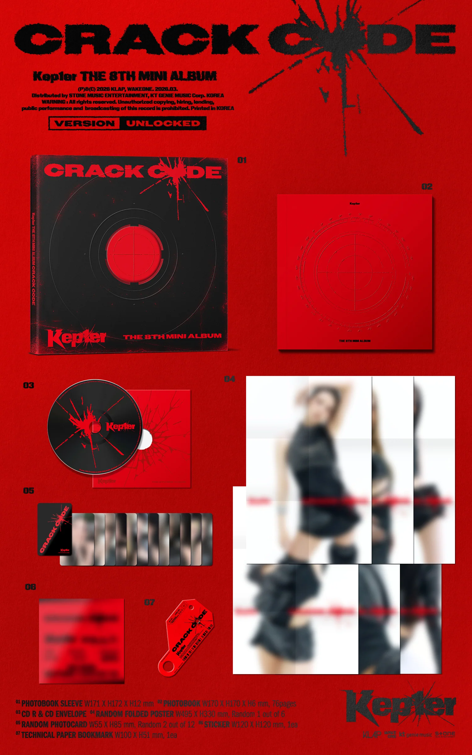 Kep1er - 8th Mini Album Crack Code CD - Image 3