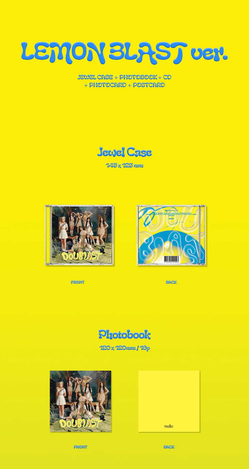 KEP1ER - DOUBLAST (2nd Mini Album) Jewel case ver. CD+Free Gift - Image 3