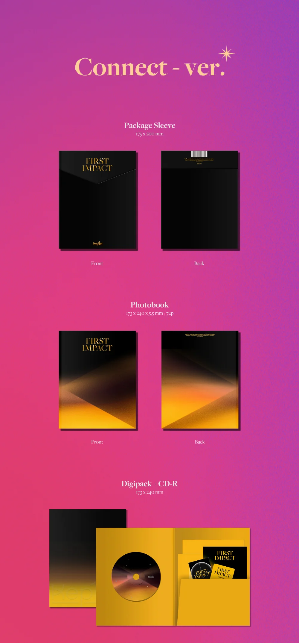 Kep1er - FIRST IMPACT Album+Free Gift - Image 5