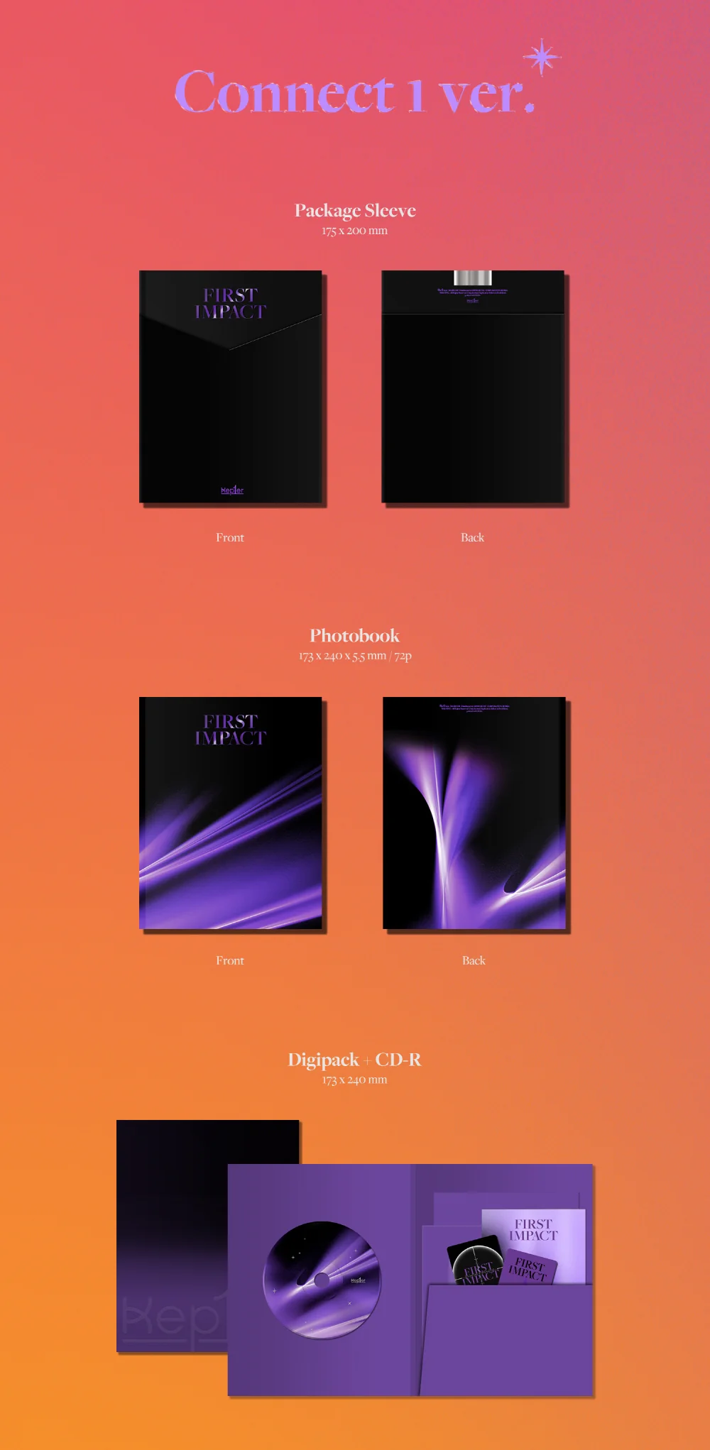 Kep1er - FIRST IMPACT Album+Free Gift - Image 7