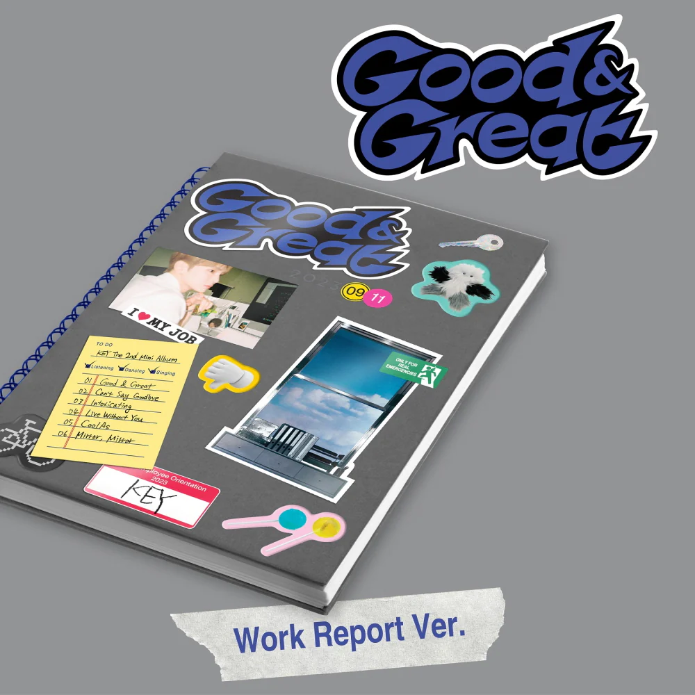 KEY SHINee - 2nd Mini Album Good & Great [Work Report Ver.]