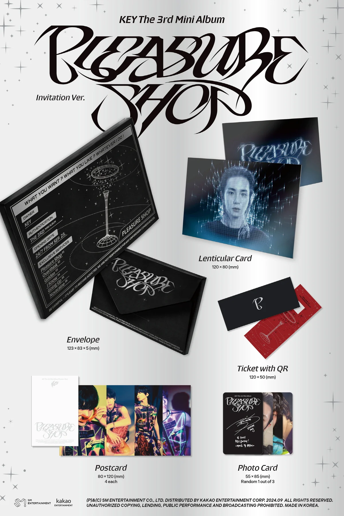KEY SHINee - 3rd Mini Album Pleasure Shop [Invitation ver.] - Image 2