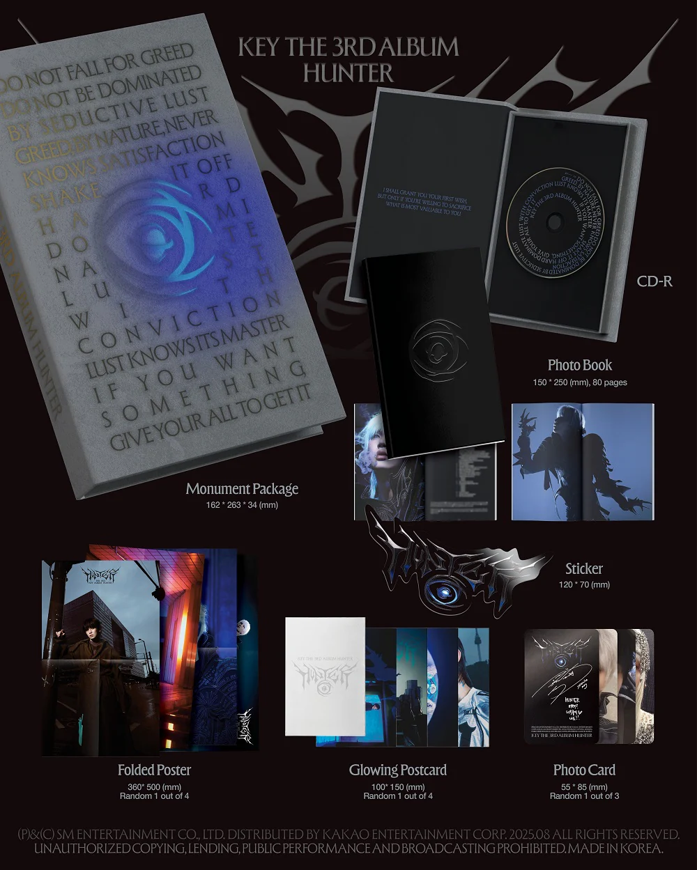 Key Shinee - Vol.3 Hunter (Monument Ver.) CD - Image 2