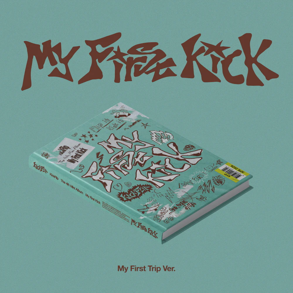 KickFlip - My First Kick [My First Trip ver.] 4th Mini Album+P.O Gift+Folded Poster