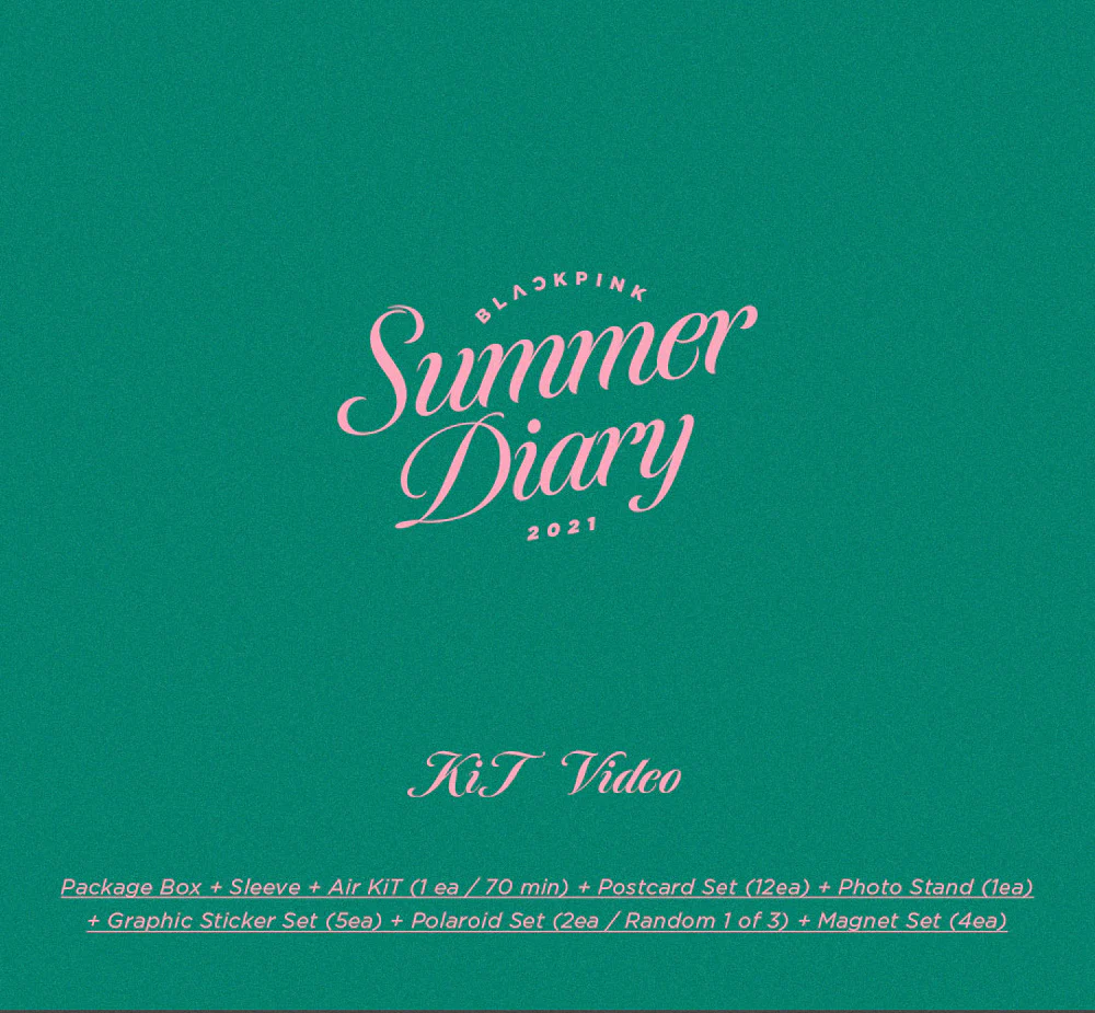 [KIHNO KIT] BLACKPINK - BLACKPINK 2021 SUMMER DIARY KIT VIDEO - Image 2