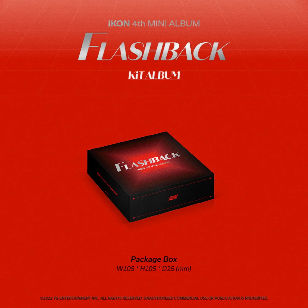 [KIHNO KIT] IKON - FLASHBACK (4th Mini)+Extra Photocards Set - Image 3