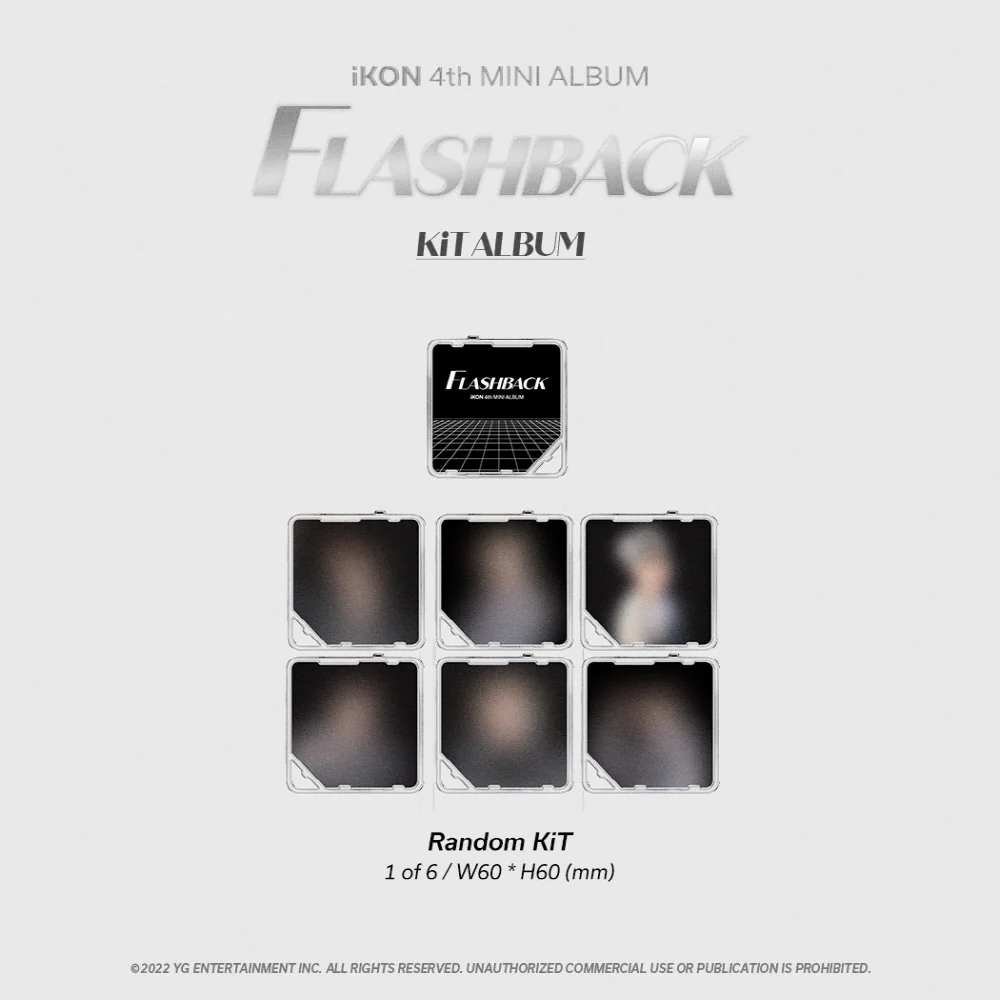 [KIHNO KIT] IKON - FLASHBACK (4th Mini)+Extra Photocards Set - Image 4