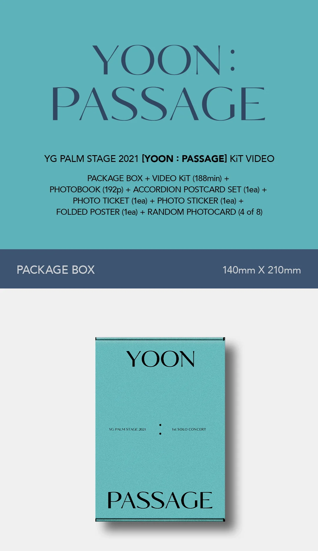 [KIHNO KIT] KANG SEUNG YOON WINNER - YG PALM STAGE 2021 [YOON : PASSAGE] KiT VIDEO - Image 2