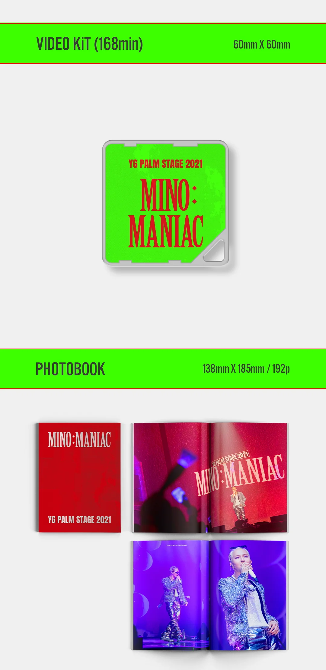 [KIHNO KIT] MINO SONG MIN HO WINNER - YG PALM STAGE 2021 [MINO : MANIAC] KiT VIDEO - Image 3