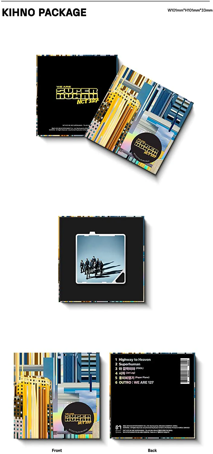 [KIHNO KIT] NCT 127 - 4th Mini Album NCT #127 WE ARE SUPERHUMAN - Image 2