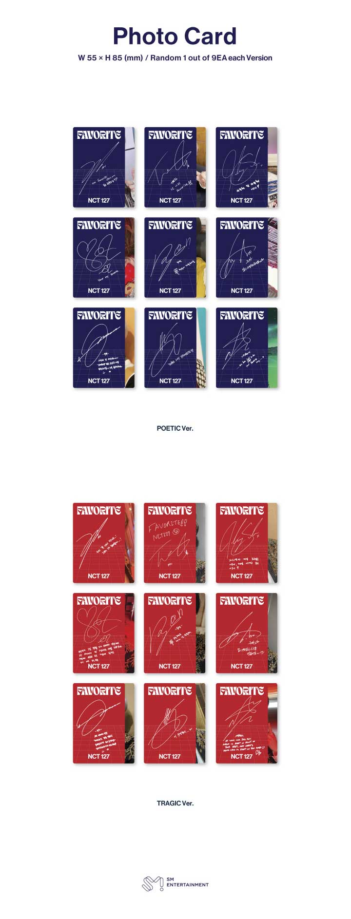 [KIHNO KIT] NCT 127 - Favorite (Vol.3 Repackage) Kit+Folded Poster+Free Gift - Image 6