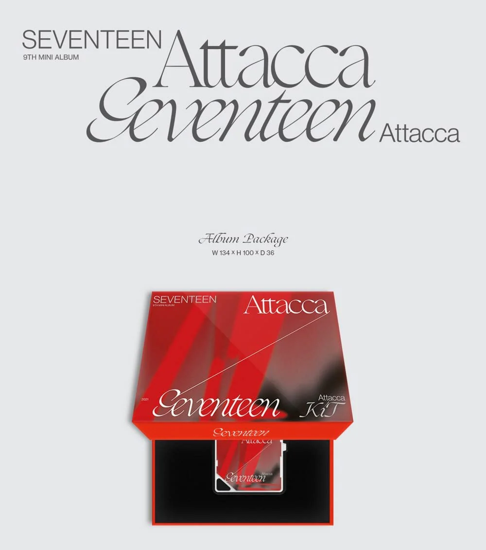 [KIHNO KIT] SEVENTEEN - Attacca (9th Mini Album) +Extra Photocards Set - Image 2
