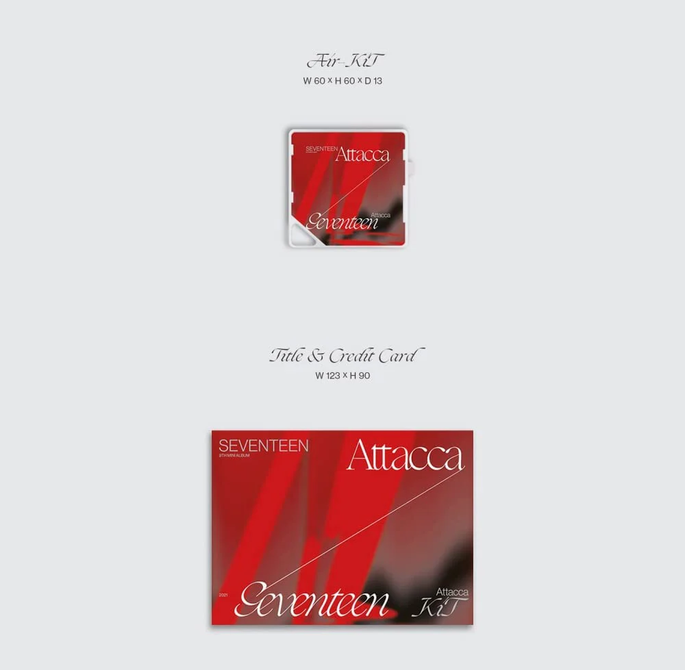 [KIHNO KIT] SEVENTEEN - Attacca (9th Mini Album) +Extra Photocards Set - Image 3
