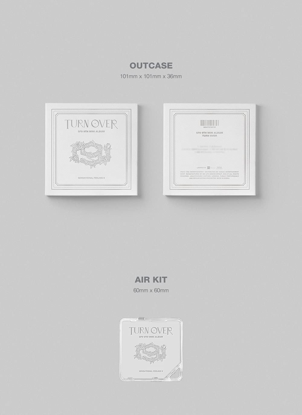 [KIHNO KIT] SF9 - TURN OVER (9th Mini Album)+Extra Photocards Set - Image 3